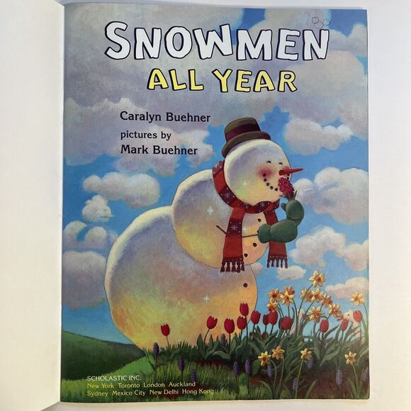 Set of 2 Childrens Winter Storybooks Snow Day and Snowmen All Year Paperback - Picture 7 of 9
